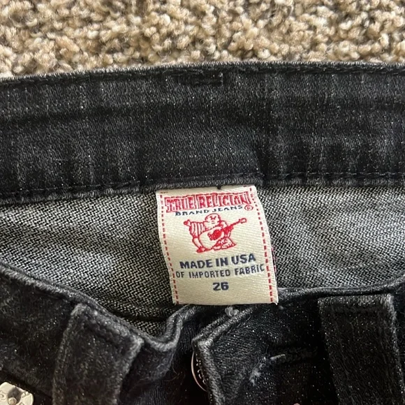 Black Sparkle True Religion Jeans - Picture 5 of 8